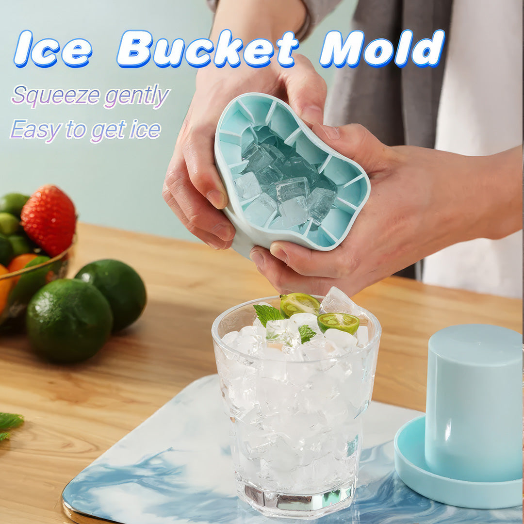 Silicone Ice Mold Cup, Fresh Juice Fit™ – Reusable Ice Maker Accessory for Fresh Juice Portable Blender