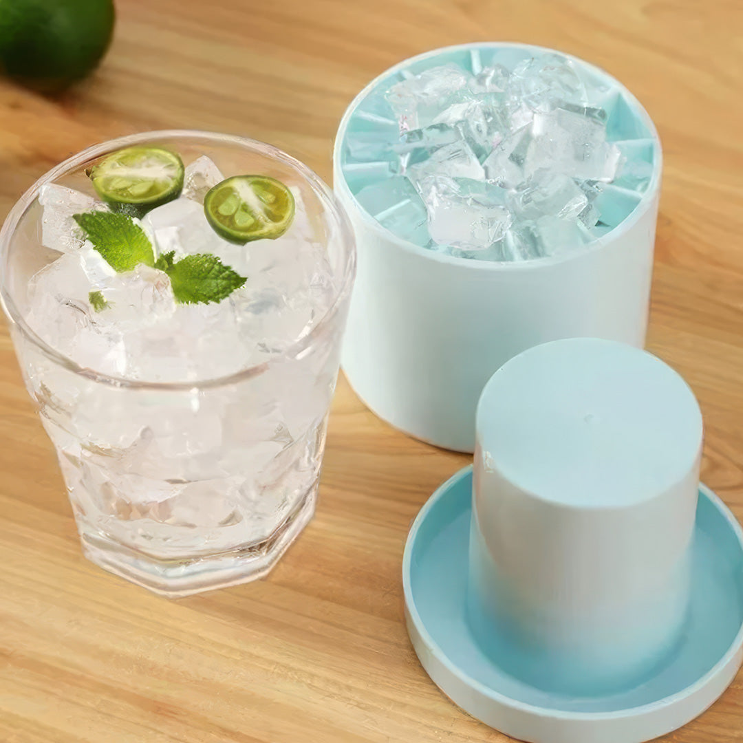 Silicone Ice Mold Cup, Fresh Juice Fit™ – Reusable Ice Maker Accessory for Fresh Juice Portable Blender